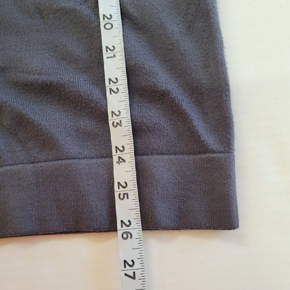 Nyne Sweater Mens XL Bamboo Long Sleeve 3-Button Collared Sweater Blue‎ Grey - Picture 9 of 11